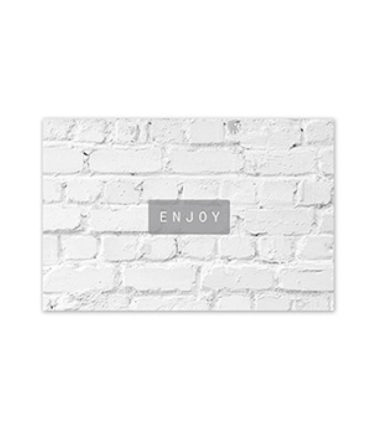 GCH358 - Old White Brick Enjoy Gift Card Holder