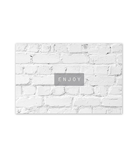GCH358 - Old White Brick Enjoy Gift Card Holder