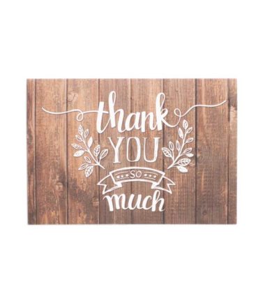 GCH756 - Rustic Thank You Gift Card Holder