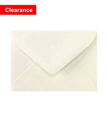 Natural white mini envelope for standard gift cards – 2 11/16 x 3 11/16 inches