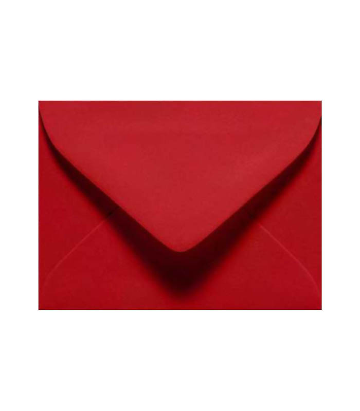 Mini Note Cards Mini Notecards Natural Tan/red Tri-fold Envelope