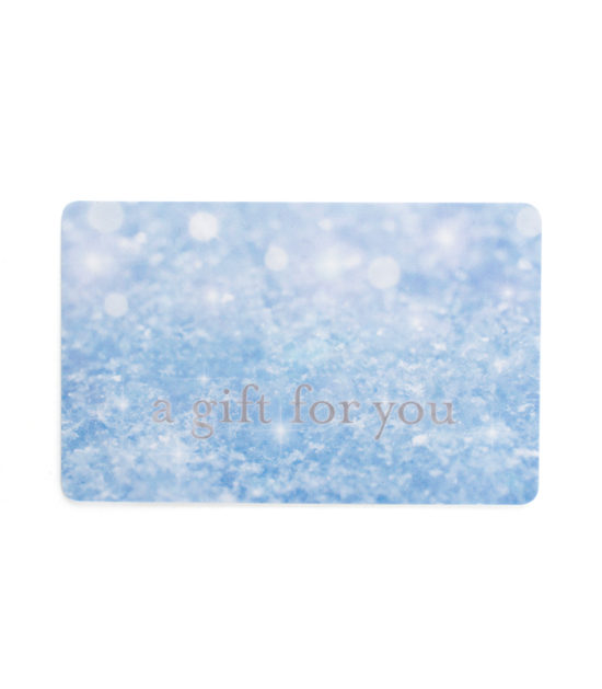 Gift Card Background Wintery A Gift for You