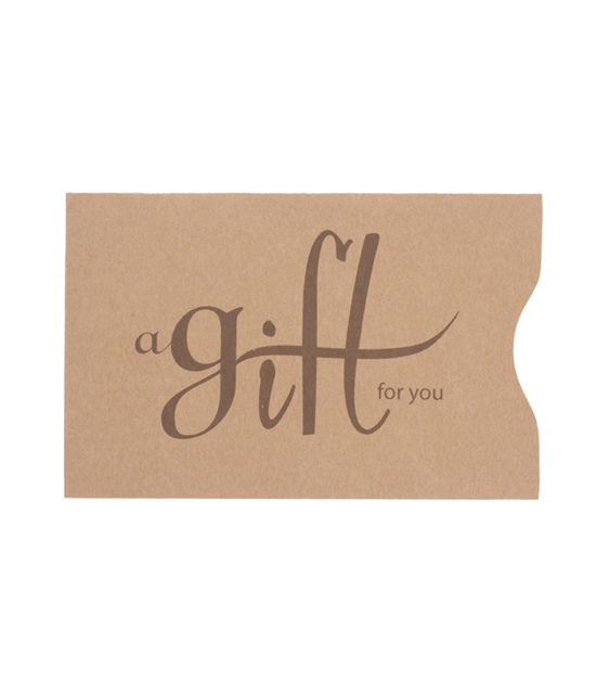 GCS014 - Grocery Bag Gift Card Sleeve