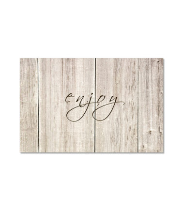 GCH320 Weathered Wood Side Fold Gift Card Holder