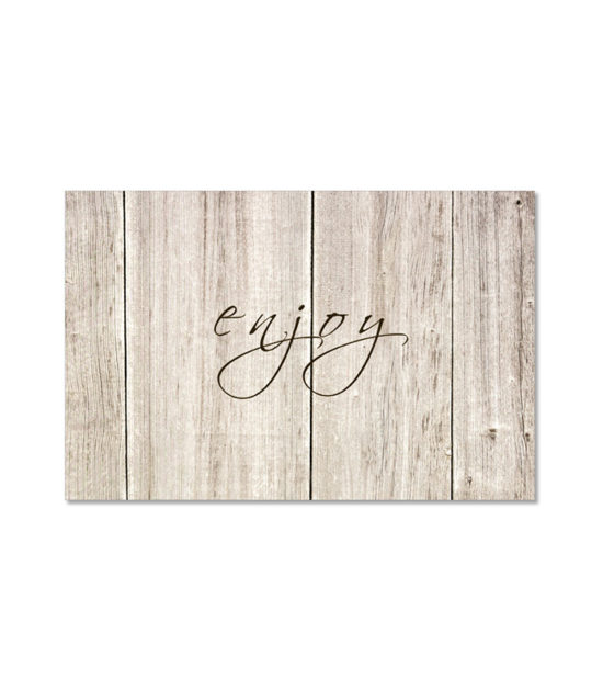 GCH320 Weathered Wood Side Fold Gift Card Holder