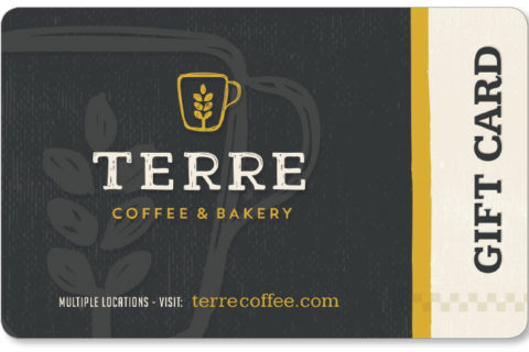 Terre Coffee Gift Card Example