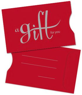 GCS012 - Red-Silver Gift Sleeve