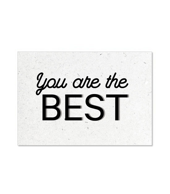 "You are the best" Gift Card Holder