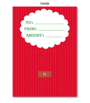 Ho Ho Ho Santa Gift Card Holder Inside (GCH7005)