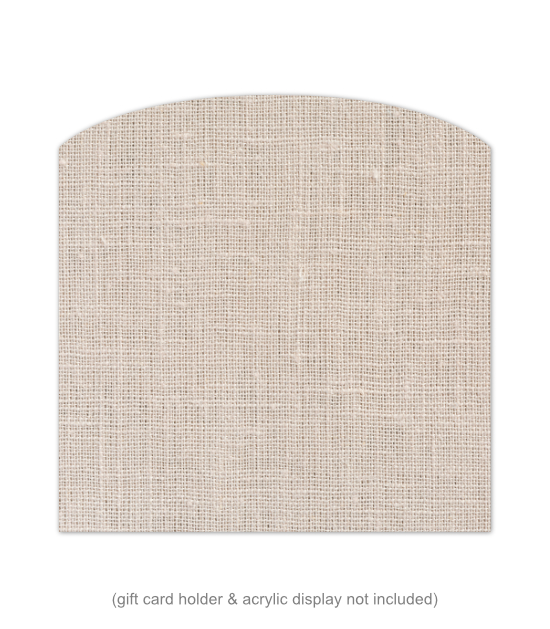 Burlap Curved-Top AC1-C Sign Backer