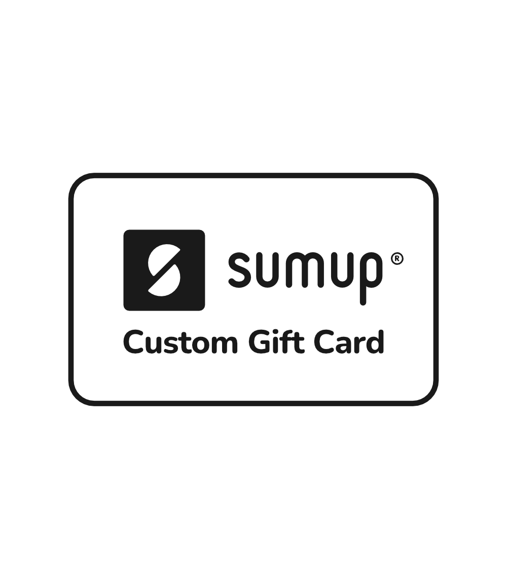 SumUp POS Custom Gift Cards - eCard Systems