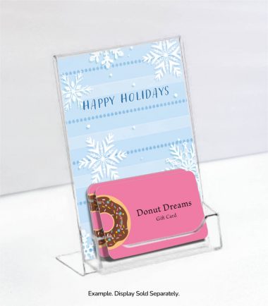 Gift Cards Display Seasonal Signs Bundle - Happy Holidays Mockup