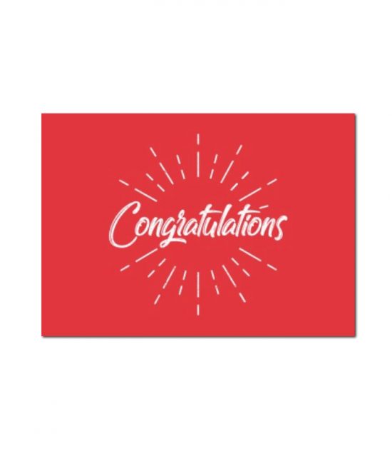 GCH7009 Congratulations Gift Card Holder - Front