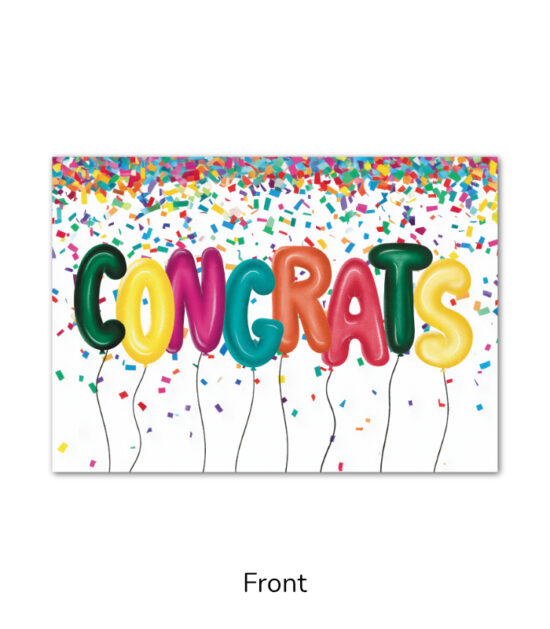 "Congrats" Gift Card Holder for Merchants (GCH446)
